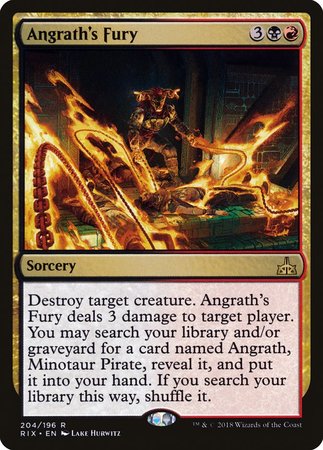 Angrath's Fury [Rivals of Ixalan] | Lots Moore NSW