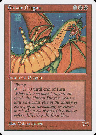 Shivan Dragon [Fourth Edition] | Lots Moore NSW