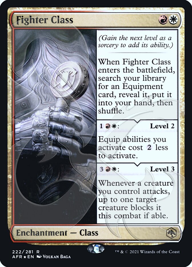 Fighter Class (Ampersand Promo) [Dungeons & Dragons: Adventures in the Forgotten Realms Promos] | Lots Moore NSW