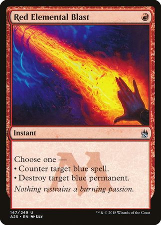 Red Elemental Blast [Masters 25] | Lots Moore NSW