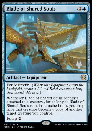 Blade of Shared Souls (Promo Pack) [Phyrexia: All Will Be One Promos] | Lots Moore NSW