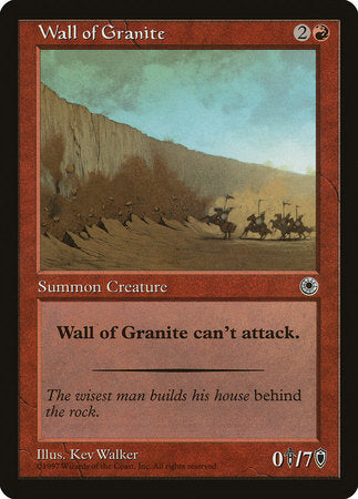 Wall of Granite [Portal] | Lots Moore NSW