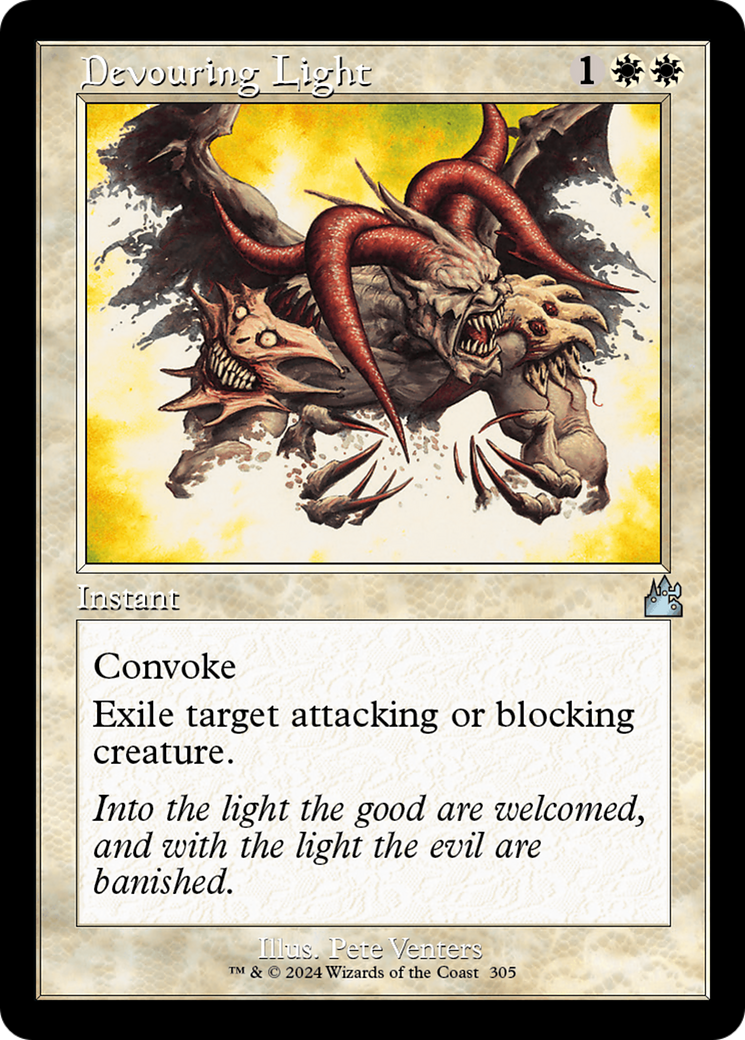 Devouring Light (Retro Frame) [Ravnica Remastered] | Lots Moore NSW