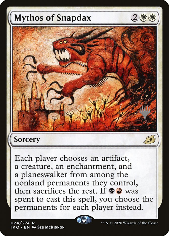 Mythos of Snapdax (Promo Pack) [Ikoria: Lair of Behemoths Promos] | Lots Moore NSW