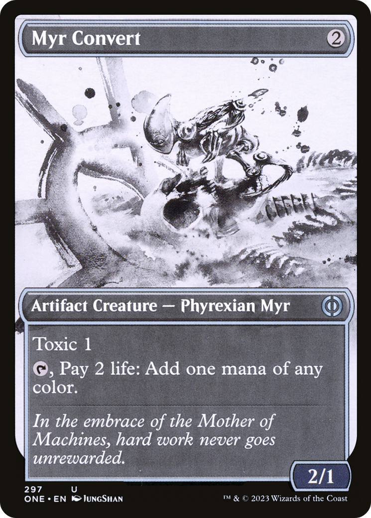 Myr Convert (Showcase Ichor) [Phyrexia: All Will Be One] | Lots Moore NSW