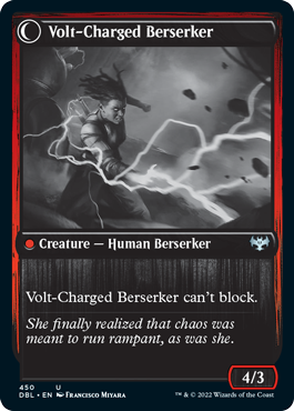 Voltaic Visionary // Volt-Charged Berserker [Innistrad: Double Feature] | Lots Moore NSW