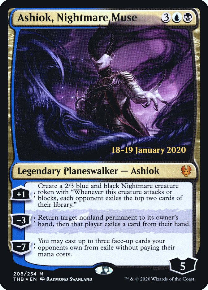 Ashiok, Nightmare Muse [Theros Beyond Death Prerelease Promos] | Lots Moore NSW