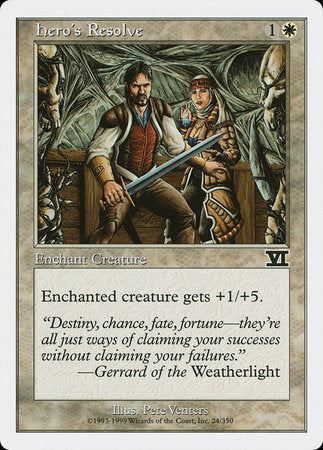 Hero's Resolve [Classic Sixth Edition] | Lots Moore NSW