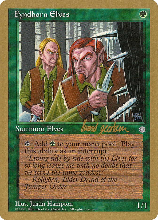 Fyndhorn Elves (Svend Geertsen) [World Championship Decks 1997] | Lots Moore NSW