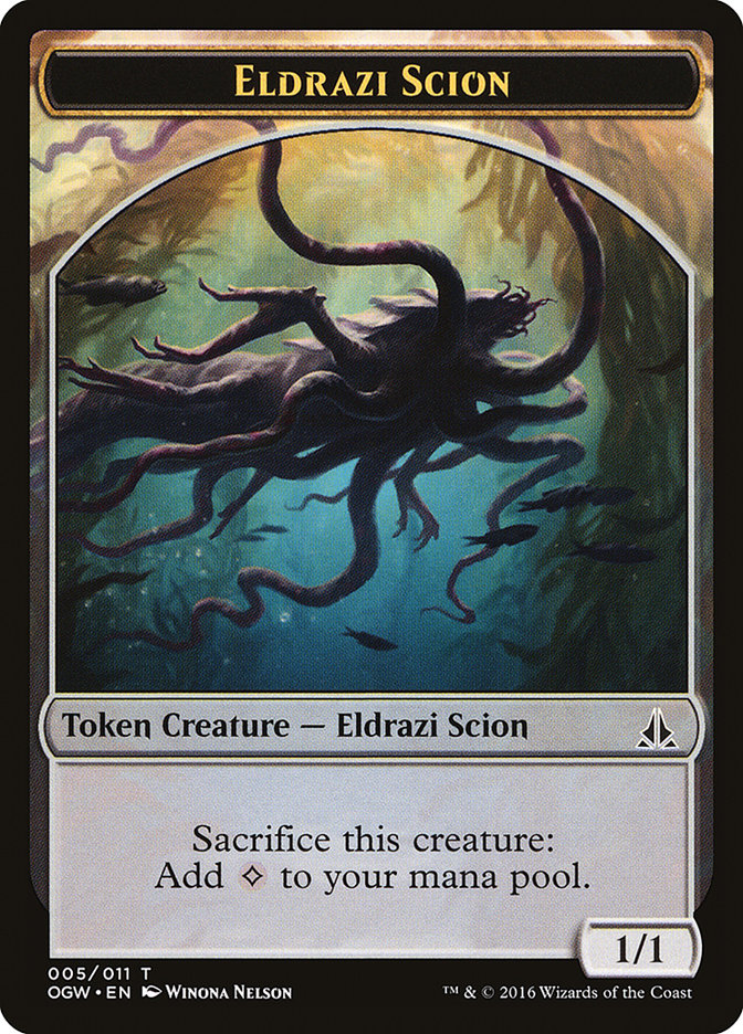 Eldrazi Scion (005/011) [Oath of the Gatewatch Tokens] | Lots Moore NSW