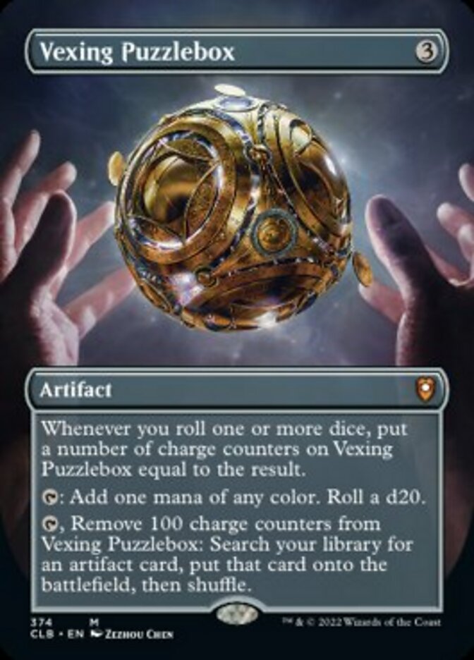 Vexing Puzzlebox (Borderless Alternate Art) [Commander Legends: Battle for Baldur's Gate] | Lots Moore NSW