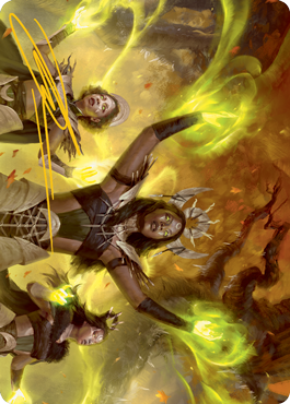 Dawnhart Wardens Art Card (Gold-Stamped Signature) [Innistrad: Midnight Hunt Art Series] | Lots Moore NSW