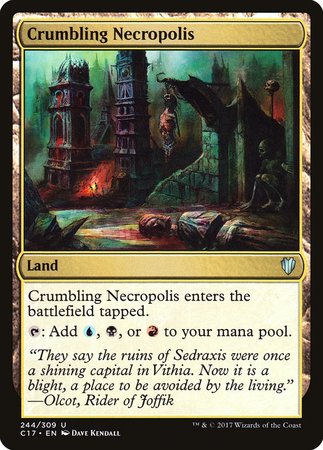 Crumbling Necropolis [Commander 2017] | Lots Moore NSW