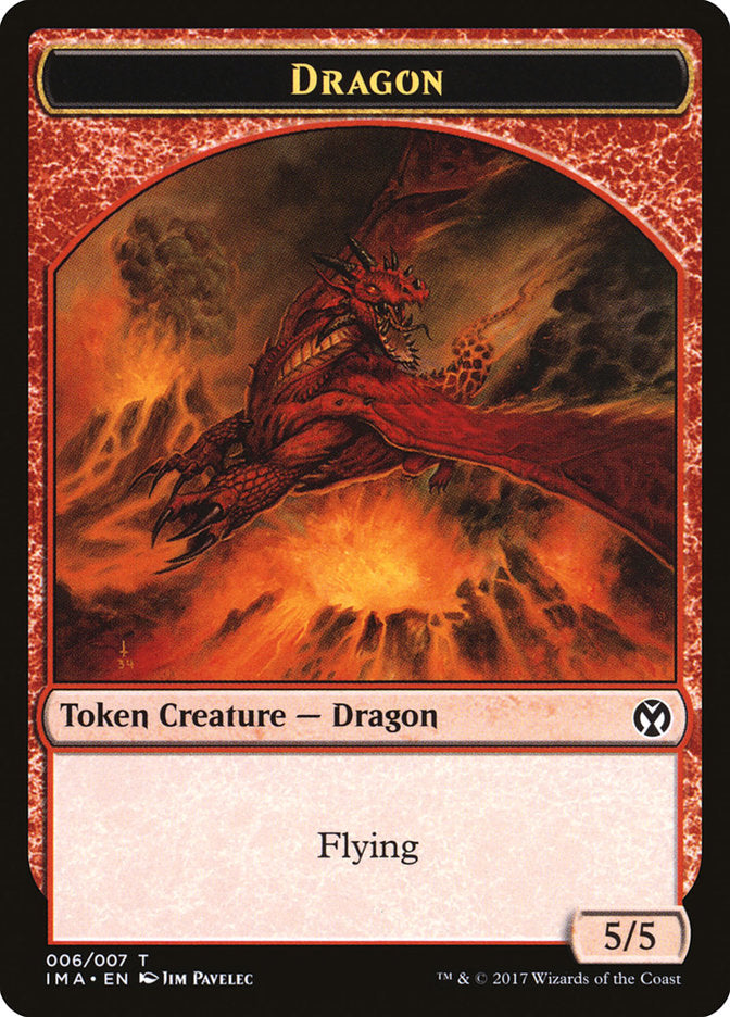 Dragon (006/007) [Iconic Masters Tokens] | Lots Moore NSW