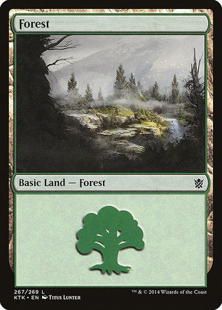 Forest (267) [Khans of Tarkir] | Lots Moore NSW