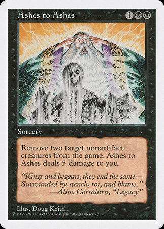 Ashes to Ashes [Fifth Edition] | Lots Moore NSW