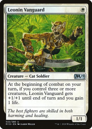 Leonin Vanguard [Core Set 2019] | Lots Moore NSW