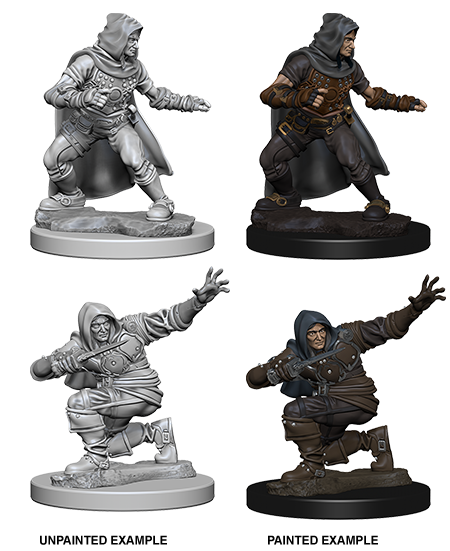 Pathfinder Deep Cuts Unpainted Miniatures: Human Male Rogue | Lots Moore NSW