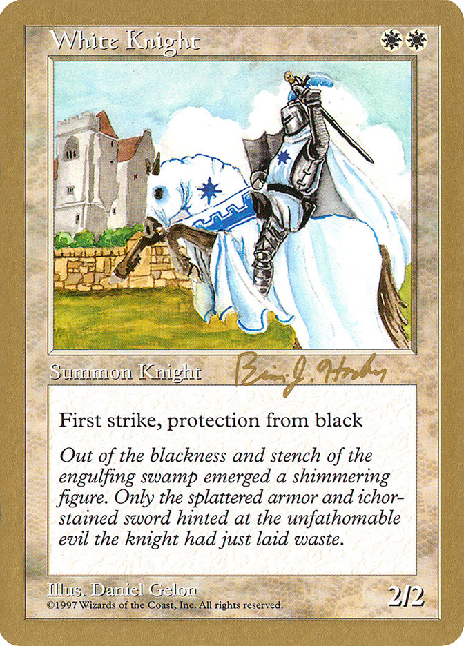 White Knight (Brian Hacker) [World Championship Decks 1998] | Lots Moore NSW