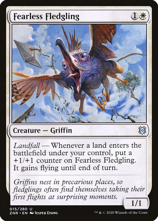 Fearless Fledgling [Zendikar Rising] | Lots Moore NSW