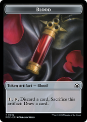 Blood // Shapeshifter Double-Sided Token [March of the Machine Commander Tokens] | Lots Moore NSW