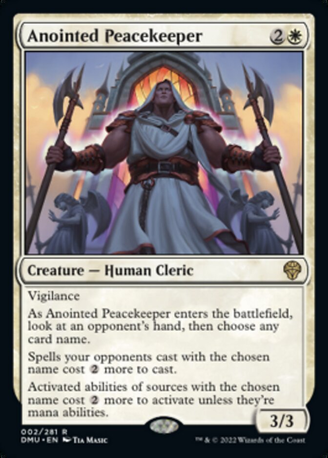 Anointed Peacekeeper [Dominaria United] | Lots Moore NSW