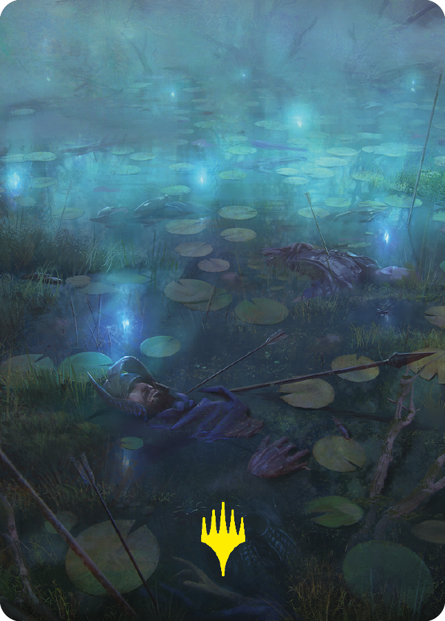 The Dead Marshes Art Card (Gold-Stamped Signature) [The Lord of the Rings: Tales of Middle-earth Art Series] | Lots Moore NSW