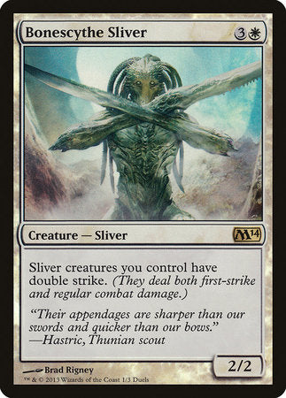 Bonescythe Sliver [Duels of the Planeswalkers Promos 2013] | Lots Moore NSW