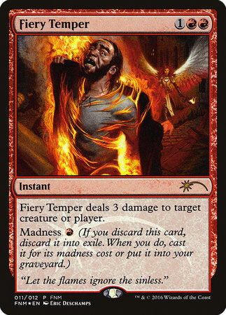 Fiery Temper [Friday Night Magic 2016] | Lots Moore NSW