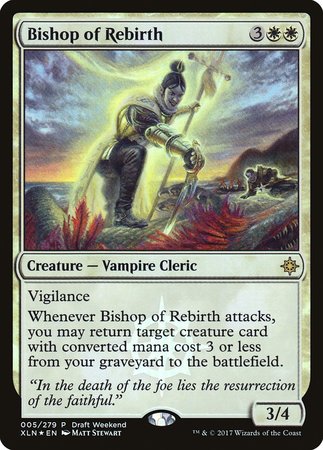 Bishop of Rebirth [Ixalan Promos] | Lots Moore NSW