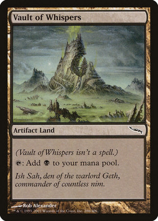 Vault of Whispers [Mirrodin] | Lots Moore NSW