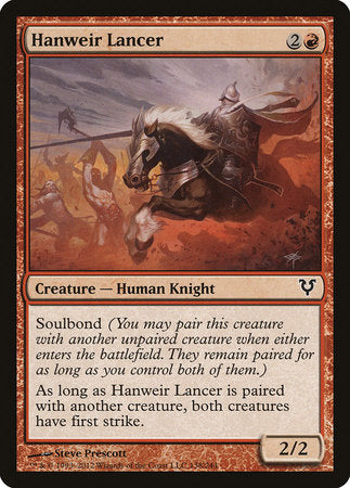 Hanweir Lancer [Avacyn Restored] | Lots Moore NSW