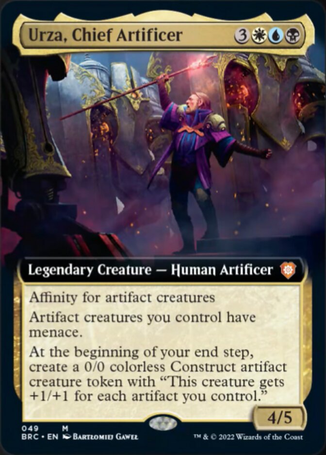Urza, Chief Artificer (Extended Art) [The Brothers' War Commander] | Lots Moore NSW