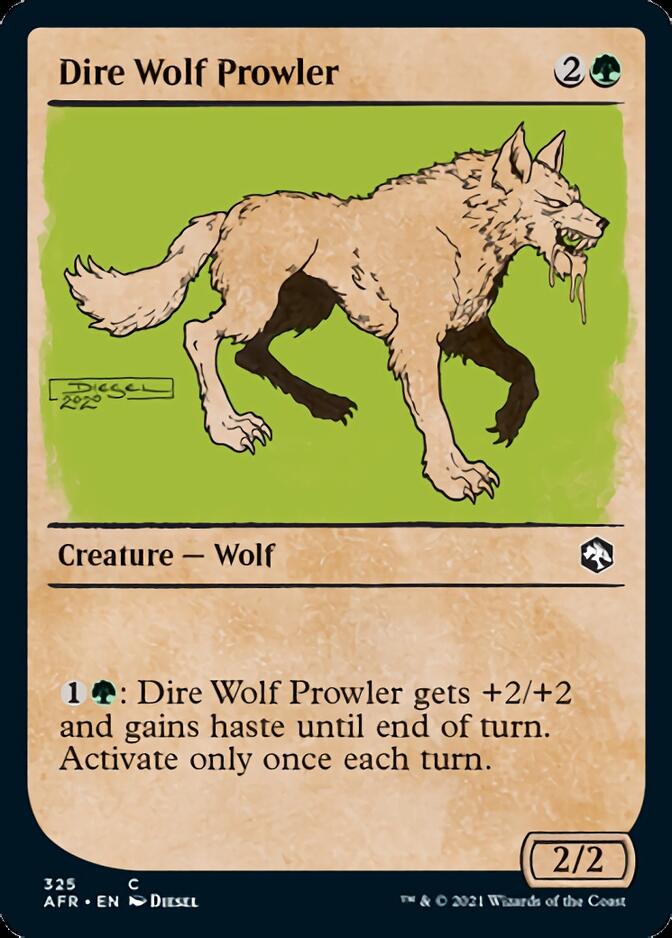 Dire Wolf Prowler (Showcase) [Dungeons & Dragons: Adventures in the Forgotten Realms] | Lots Moore NSW
