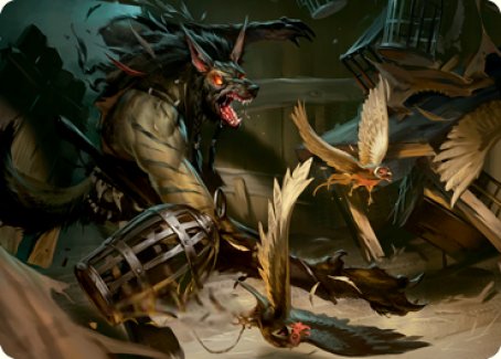 Wing Shredder Art Card [Innistrad: Midnight Hunt Art Series] | Lots Moore NSW