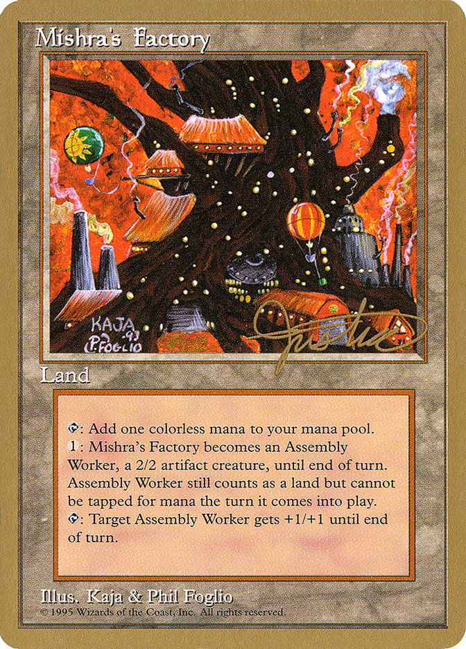 Mishra's Factory (Mark Justice) [Pro Tour Collector Set] | Lots Moore NSW