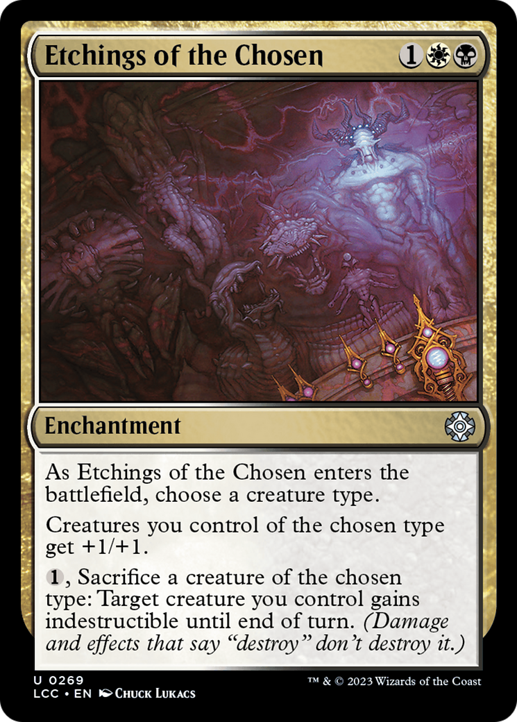 Etchings of the Chosen [The Lost Caverns of Ixalan Commander] | Lots Moore NSW