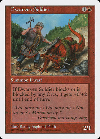 Dwarven Soldier [Fifth Edition] | Lots Moore NSW