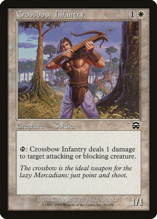 Crossbow Infantry [Mercadian Masques] | Lots Moore NSW