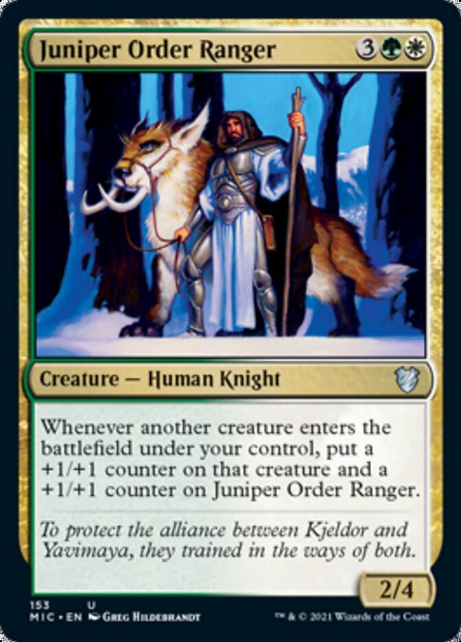 Juniper Order Ranger [Innistrad: Midnight Hunt Commander] | Lots Moore NSW