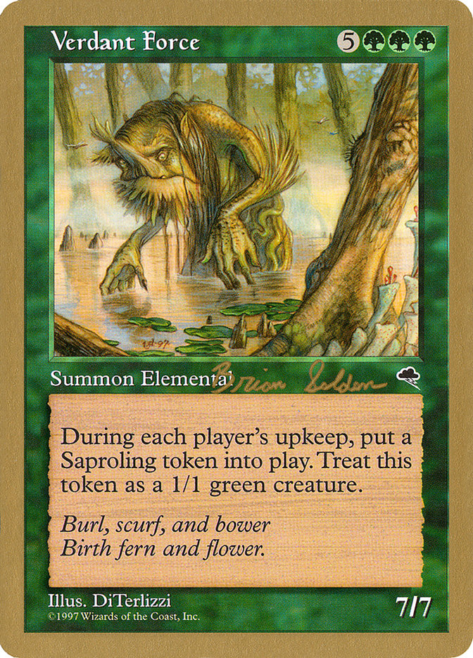 Verdant Force (Brian Selden) [World Championship Decks 1998] | Lots Moore NSW