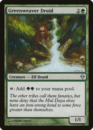 Greenweaver Druid [Zendikar] | Lots Moore NSW