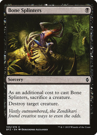 Bone Splinters [Battle for Zendikar] | Lots Moore NSW