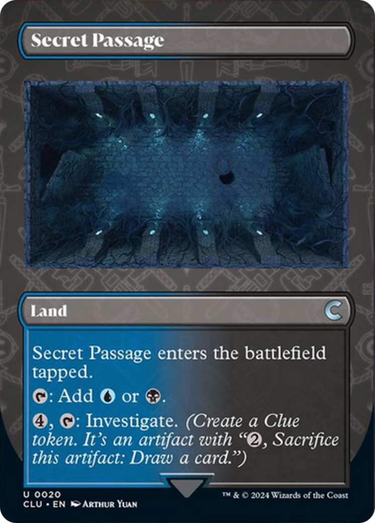 Secret Passage (Borderless) [Ravnica: Clue Edition] | Lots Moore NSW