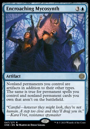 Encroaching Mycosynth (Promo Pack) [Phyrexia: All Will Be One Promos] | Lots Moore NSW