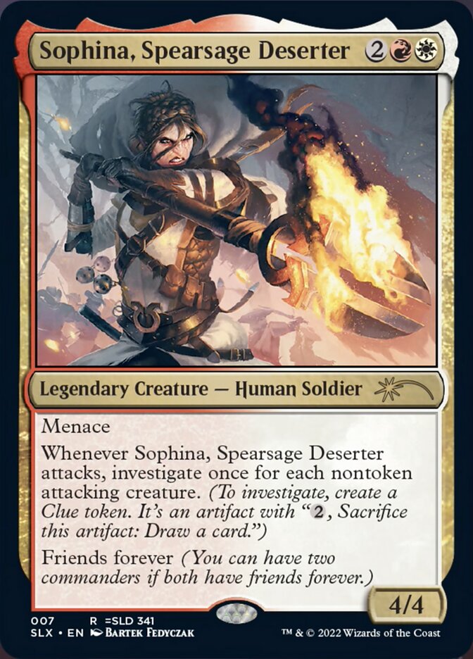 Sophina, Spearsage Deserter [Secret Lair: Universes Within] | Lots Moore NSW