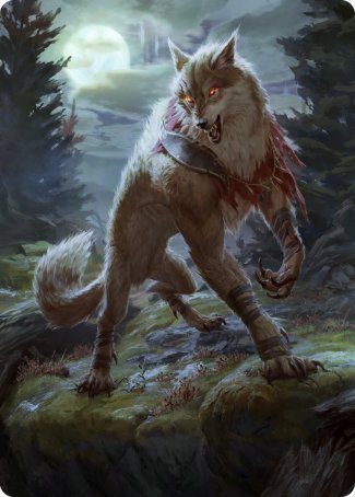 Arlinn, the Moon's Fury 1 Art Card [Innistrad: Midnight Hunt Art Series] | Lots Moore NSW