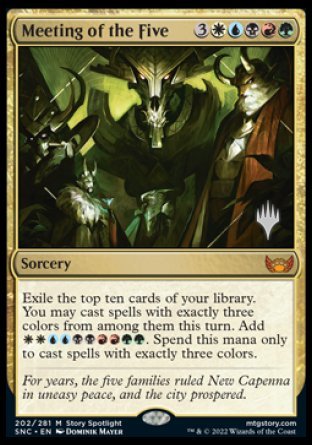 Meeting of the Five (Promo Pack) [Streets of New Capenna Promos] | Lots Moore NSW