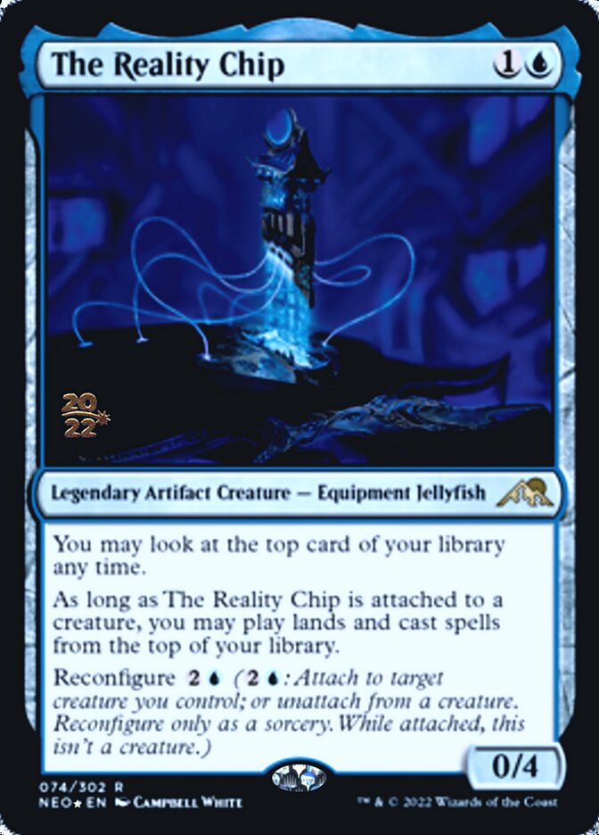 The Reality Chip [Kamigawa: Neon Dynasty Prerelease Promos] | Lots Moore NSW