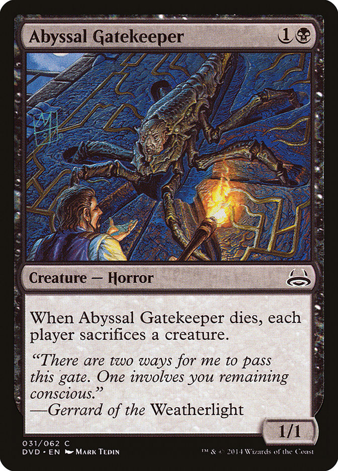 Abyssal Gatekeeper (Divine vs. Demonic) [Duel Decks Anthology] | Lots Moore NSW